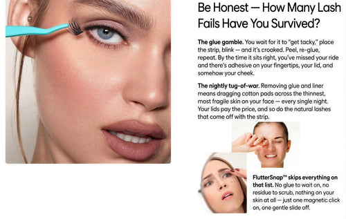 Bloomwings & Co FlutterSnap™ Soft-Magnetic Lash