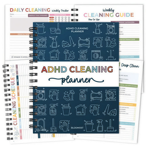 ClearMind Clean - The ADHD-Friendly Cleaning Planner That Turns Overwhelm Into Action