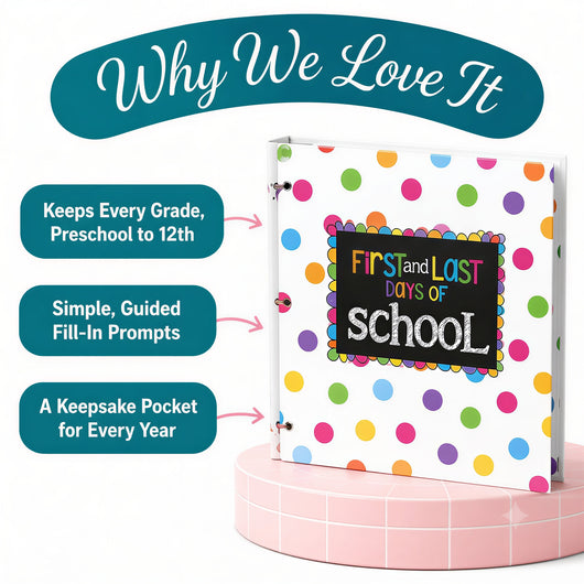 The Whole Story Memory Book — School Years Keepsake Binder (Preschool to 12th Grade)
