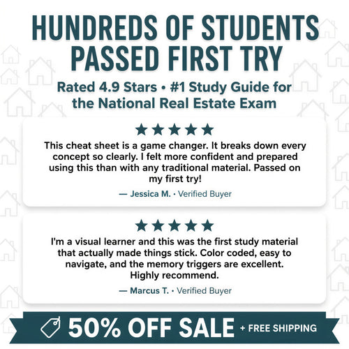 The National Real Estate Exam Cheat Sheet