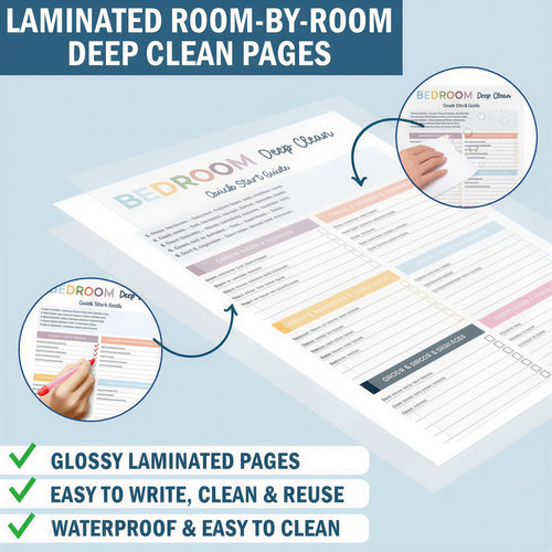 ClearMind Clean - The ADHD-Friendly Cleaning Planner That Turns Overwhelm Into Action