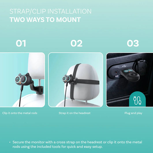 Bloomcast Baby Car Monitor